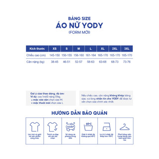 Áo thun polo nữ YODY BST Dream Team năng động chất vải mềm mại WCPO26S019