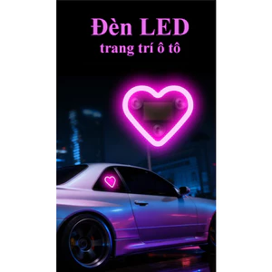 ĐÈN LED trang trí kính xe ô tô