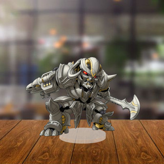 Mô Hình Acrylic Chibi Transformers, Quà Tặng Anime, Trang Trí Bàn