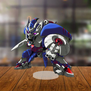 Mô Hình Acrylic Chibi Transformers, Quà Tặng Anime, Trang Trí Bàn