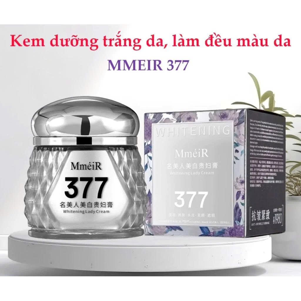 Kem Dưỡng Trắng Trẻ Hóa Da MMEIR 377 Whitening Lady Cream – Kem MméiR Làm Sáng Da, Căng Bóng Tự Nhiên, Giảm Nhăn