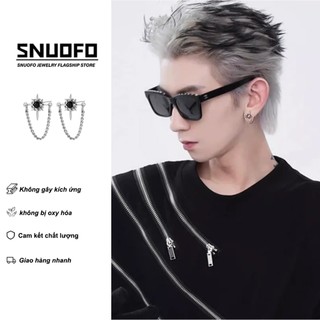 SNUOFO - Khuyên tai hình ngôi sao kiểu Mỹ mẫu mới bán chạy năm 2025 trang sức thời thượng