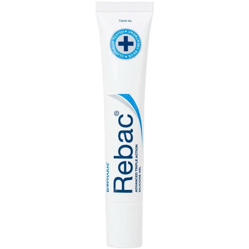 Rebac Gel Silicone Y Tế Ngăn Ngừa Sẹo – Giảm Sẹo Lồi, Sẹo Thâm, Sẹo Sau Phẫu Thuật (Tuýp 5g)