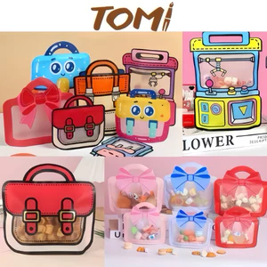 Túi Zip Đựng Bánh Kẹo Họa Tiết Hoạt Hình Chất Liệu Nhựa Nguyên Sinh Dẻo, Bền Lâu, An Toàn TOMI 098