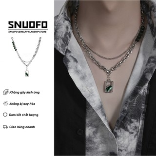 SNUOFO - Dây chuyền nam cao cấp thời trang với thiết kế độc đáo đa năng đơn giản và phong cách cá tính