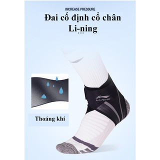 Băng Cổ Chân Li-ning  Chính hãng chơi thể thao Chống Lật, Phòng Tránh Chấn Thương (1 cái)