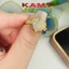 Nhẫn nữ trái tim đính đá mạ vàng – Nhẫn kiểu Hàn Quốc sang trọng