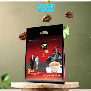 Cà phê hòa tan 3in1 G7 Trung Nguyên bịch 800g/ 50 gói