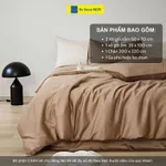 Bộ Ga Giường 5 Món HỆ THỐNG NỆM Set Vỏ Chăn Drap Gối Đệm 5 Món Lụa Tencel 40s Pha Cotton Trải Giường Mùa Thu Cao Cấp — ảnh 4
