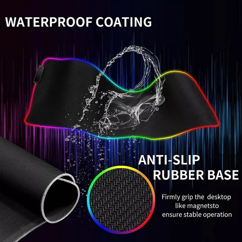 Miếng Lót Bàn Phím Đèn LED RGB Đa Màu Sắc Động | BigBuy360 - bigbuy360.vn