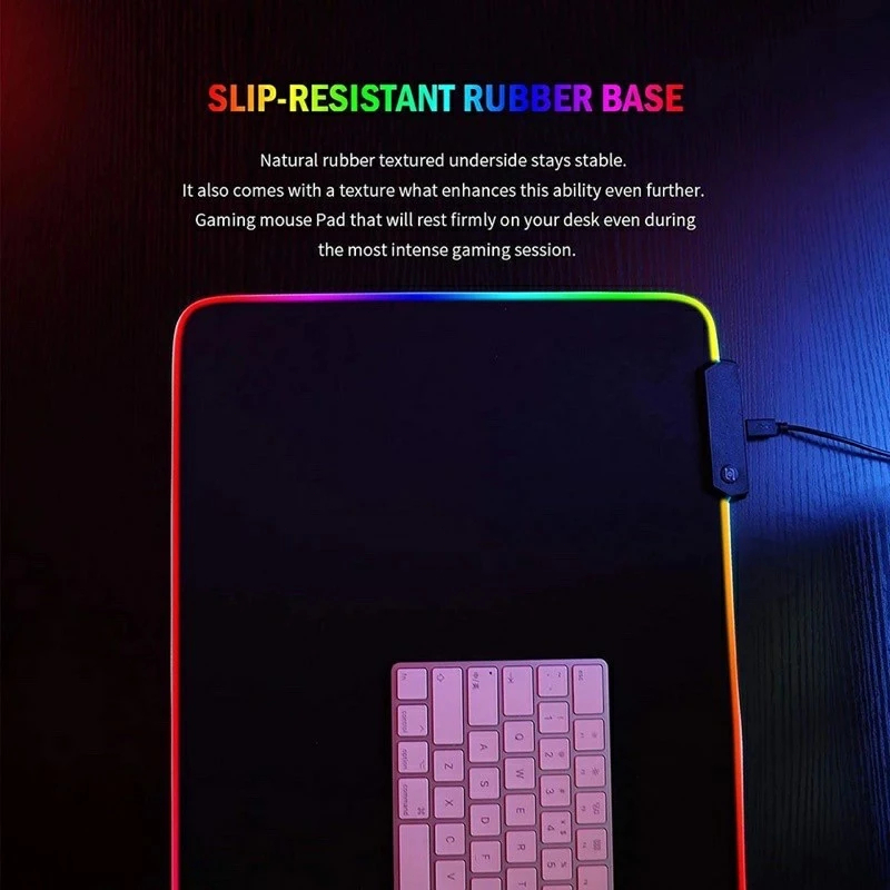 Miếng Lót Bàn Phím Đèn LED RGB Đa Màu Sắc Động | BigBuy360 - bigbuy360.vn