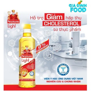 Dầu Ăn Thượng Hạng Neptune Light Chai 1 Lít