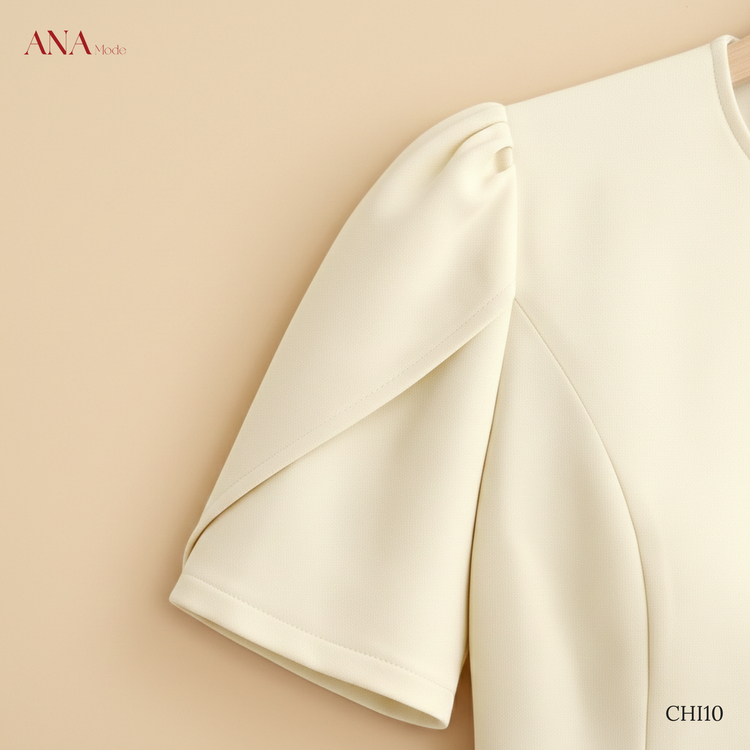 Áo Kiểu Công Sở Trung Niên ANA Mode Chất Liệu Cotton Lạnh Sang Trọng Đi Tiệc Quà Tặng Mẹ AK25CHI10