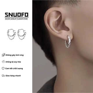 SNUOFO - Khuyên tai vòng độc đáo và thời trang dành cho nam và nữ sang trọng và tinh tế hàng mới về năm 2025