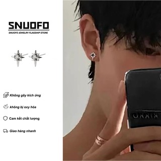 SNUOFO - Khuyên tai đinh tán Polaris dành cho nam Phong cách cao cấp mẫu khuyên tai cá tính bán chạy nhất năm 2025