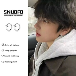 SNUOFO - Khuyên tai hình ngôi sao dành cho nam khuyên tai đính đá cao cấp dành cho nữ trang sức độc đáo
