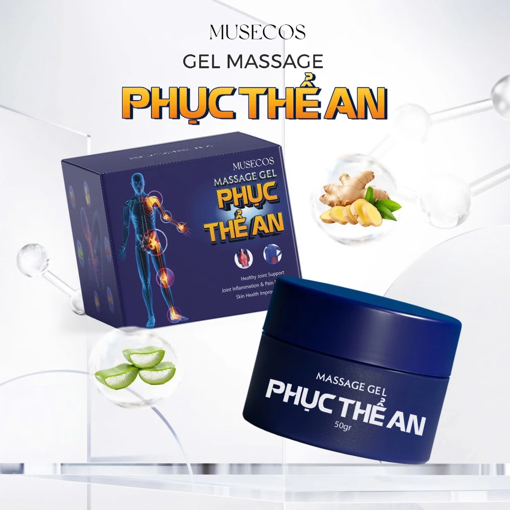Gel Massage - Phục Thể An - Hỗ Trợ Tê Bì Chân Tay , Các Vấn Dề Nhức Mỏi , Xương Khớp-Giải Quyết Nhức Mỏi Giúp Giảm Đau