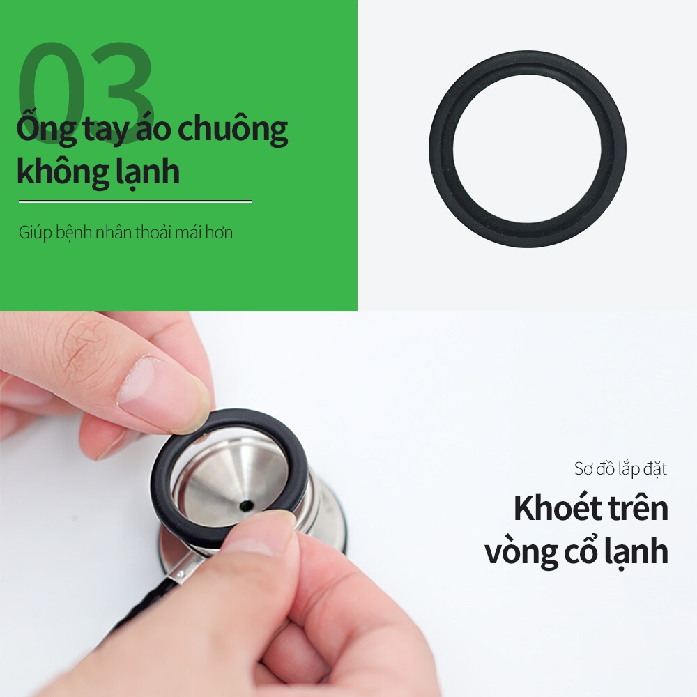 MaiWieel Bộ Phụ Kiện Ống Nghe 40001 -Thay Thế Màng, Ron, Núm Tai Mềm Nút Tai & Eartips Chuyên Dụng