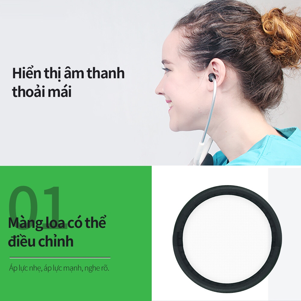 MaiWieel Bộ Phụ Kiện Ống Nghe 40001 -Thay Thế Màng, Ron, Núm Tai Mềm Nút Tai & Eartips Chuyên Dụng