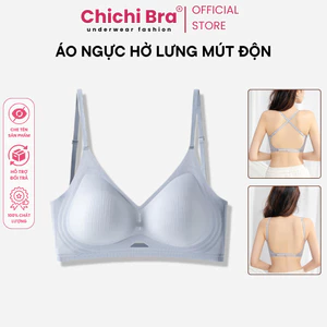 Áo Lót Áo Bra Nữ Chichi Bra Chất Su Mỏng Không Gọng Mút Giọt Nước Dày 3CM Thoáng Khí Không Lộ Viền -- 9736