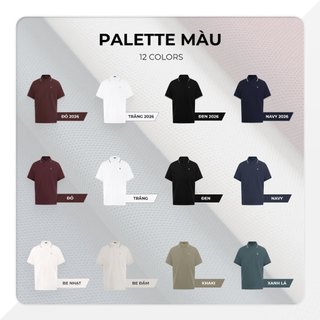 [BEST SELLER] Áo polo nam cao cấp ICON DIAMOND, POLO QUỐC DÂN, vải CVC Diamond sang trọng - POLOMANOR