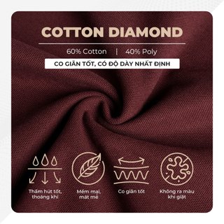 [BEST SELLER] Áo polo nam cao cấp ICON DIAMOND, POLO QUỐC DÂN, vải CVC Diamond sang trọng - POLOMANOR