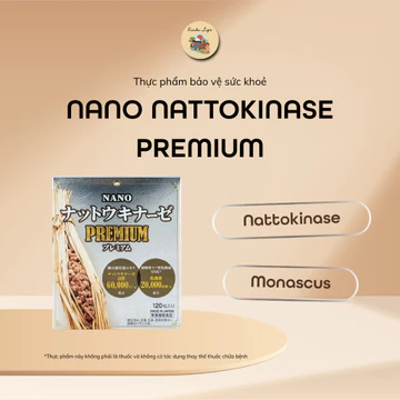 Viên uống Nattokinase Premium (Hộp 120 viên) 60.000 FU – Hỗ trợ lưu thông máu | Kinka Life