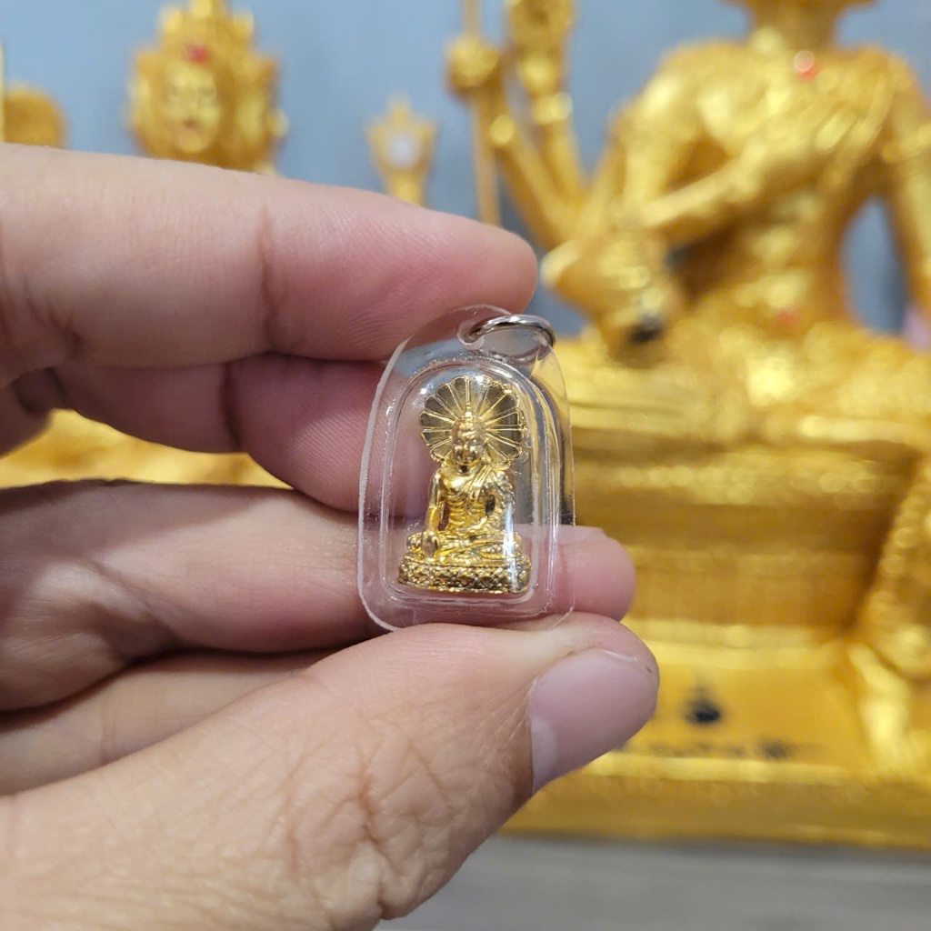 MẶT DÂY CHUYỀN PHẬT THÍCH CA KHUNG NHỰA 3CM – NHỎ GỌN, THANH LỊCH