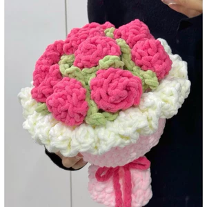 Quà tặng bó hoa len nhung đũa handmade sản phẩm thủ công bó hoa mini #handmade