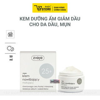 Kem Dưỡng Ẩm Hỗ Trợ Giảm Dầu Dành Cho Da Dầu, Mụn Ziaja Krem Nawilzajacy Matujacy 50ml