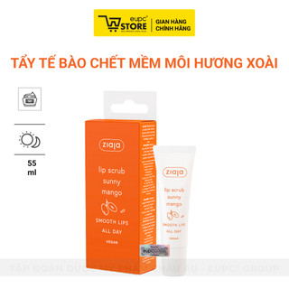 Tẩy Tế Bào Chết Môi Hương Xoài Giúp Làm Mềm Và Mịn Môi Ziaja Lip Scrub Sunny Mango 12ml