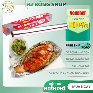Giấy bạc bọc thực phẩm, giấy lót nồi chiên không dầu, giấy bạc nướng