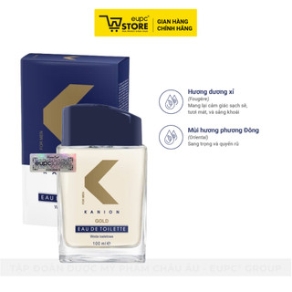Kanion For Men Gold Eau De Toilette 100ml - Nước hoa Kanion Gold cho nam