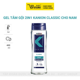 Kanion For Men Classic 2in1 Shower Gel 400ml - Gel tắm gội 2in1 Kanion Classic cho nam