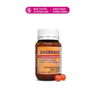 Viên Uống Bổ Mắt, Não Bộ Dasbrain – Bổ Sung DHA, EPA, Omega-3 Từ Dầu Cá Ngừ Úc