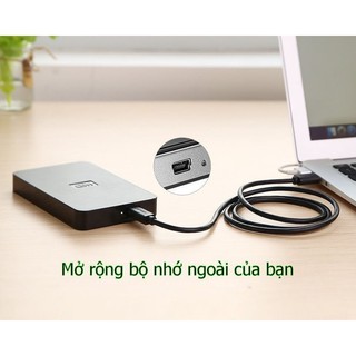 Cáp Sạc Mini USB (Chân V3) Sạc Nhanh & Truyền Dữ Liệu Cho Camera Hành Trình, Máy Ảnh, Loa Bluetooth, Máy MP3/MP4