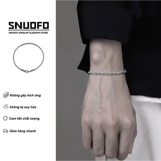 SNUOFO - Dây chuyền nam Dây chuyền bện đen cao cấp đa năng Dây chuyền trơn Dây chuyền xương đòn Trang sức nữ