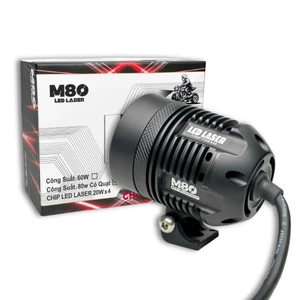 Đèn trợ sáng M80 siêu pha khủng có quạt tản nhiệt công suất cực khủng 70w bảo hành 1 năm