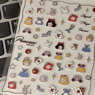 Sticker Nổi Bạch Tuyết Nhỏ Xinh Dán Decor Ốp Lưng Điện Thoại, Laptop ...