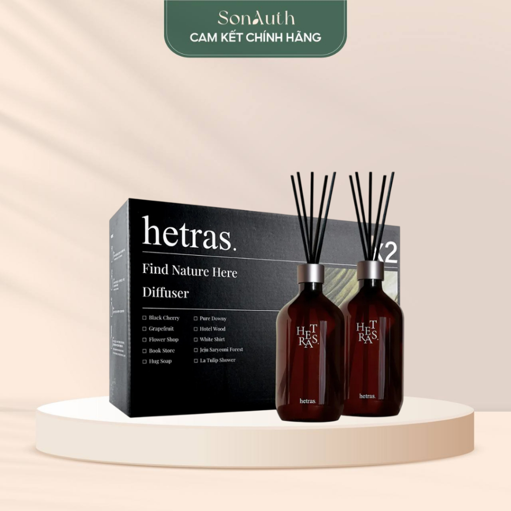 Tinh dầu khuếch tán hương thơm Hetras Premium Diffuser 500ml | Shopee ...