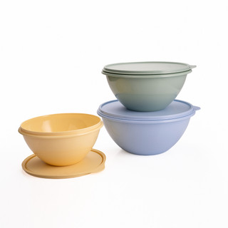 [RT] Bộ 3 Hộp Đựng Thực Phẩm Tupperware Trữ Khô Và Mát Original Bowl 2.5L 1.7L 1.1L