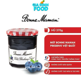 MỨT- Bonne Maman Preserves Dâu/ Hạt Dẻ/ Việt Quất/ Phúc Bồn Tử - (Hũ 370g)
