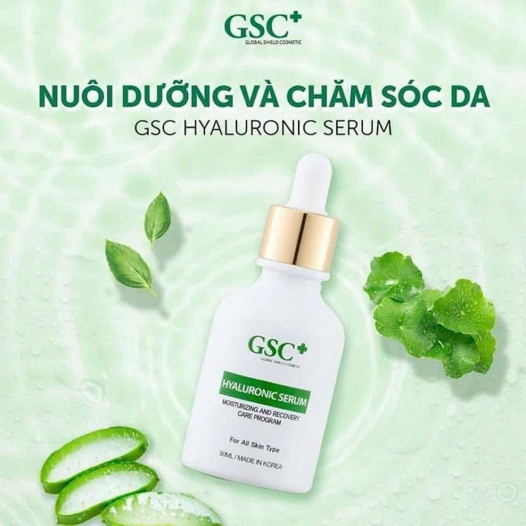 Tinh cất cấp ẩm hyaluronic gsc moisturizing and recovery 50ml