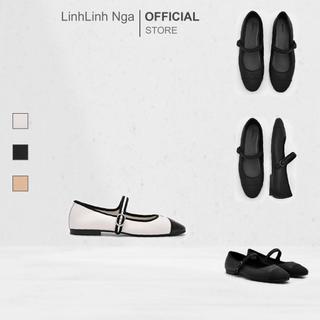 Giày PEDRO Alina Leather Ballerina Flats - PW1-66210003 chính hãng đủ bill