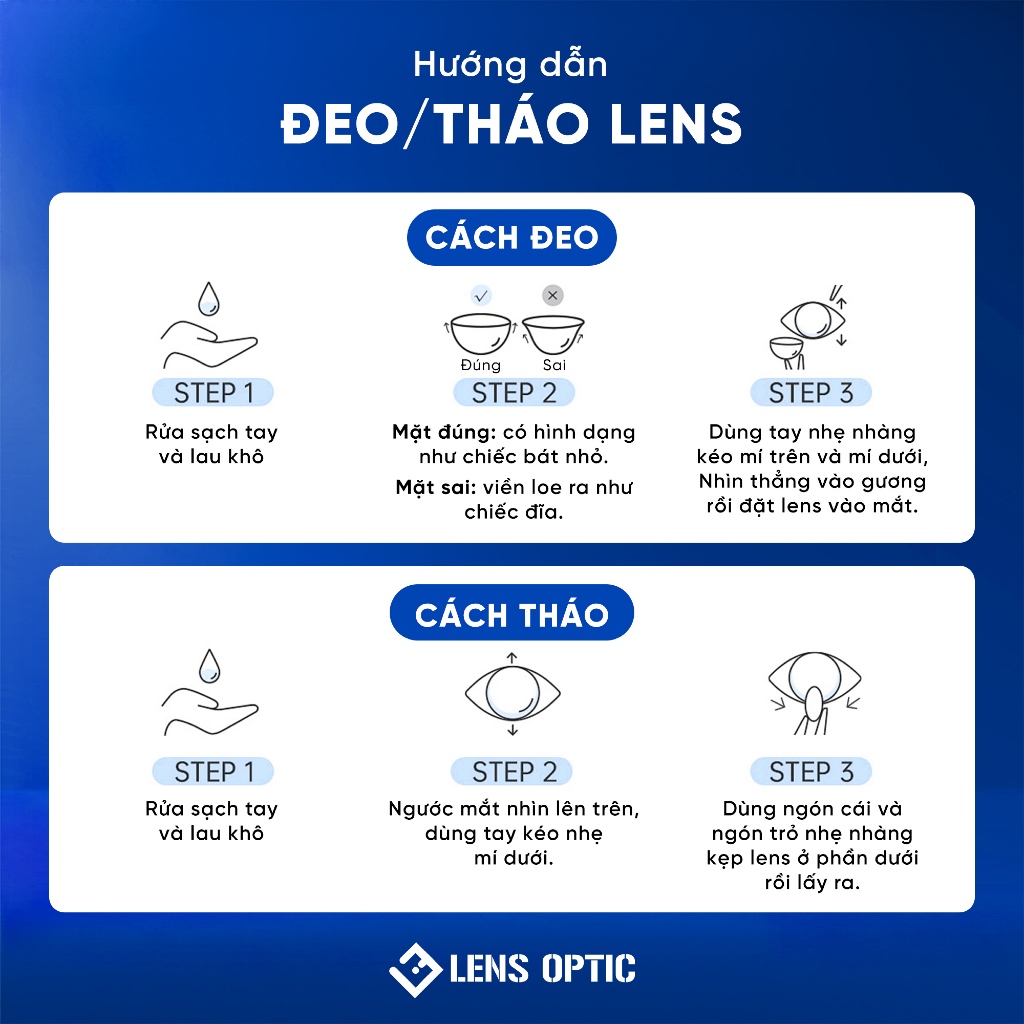 Kính Áp Tròng Cận Thị Lens Optic Trong Suốt 1 Ngày SEED Pure Chuẩn Y Tế, Siêu Mỏng Nhẹ Chống Tia UV Có Độ | BigBuy360 - bigbuy360.vn