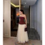 Set áo dạ quây ngực kèm cv lưới dài S339 SM