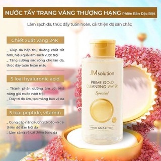 Nước tẩy trang Jmsolution Cleansing Water tẩy trang sạch sâu 850ml - Kosmi Beauty