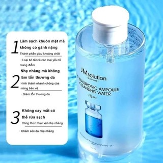 Nước tẩy trang Jmsolution Cleansing Water tẩy trang sạch sâu 850ml - Kosmi Beauty