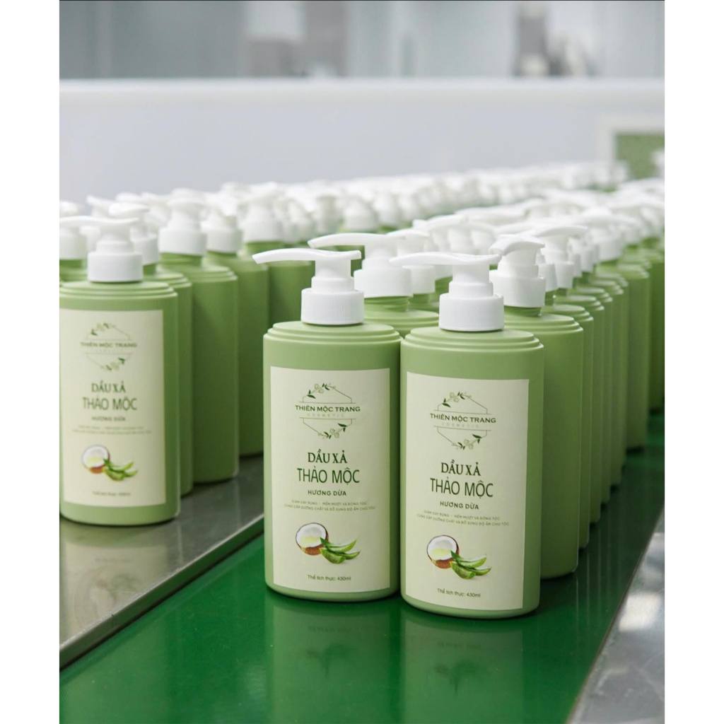 Dầu Xả Thảo Mộc Hương Dừa Mộc Dưỡng Nhiên – Dưỡng Ẩm Sâu, Gỡ Rối, Tóc Mềm Mượt Không Bết, Phục Hồi Tóc Khô Xơ