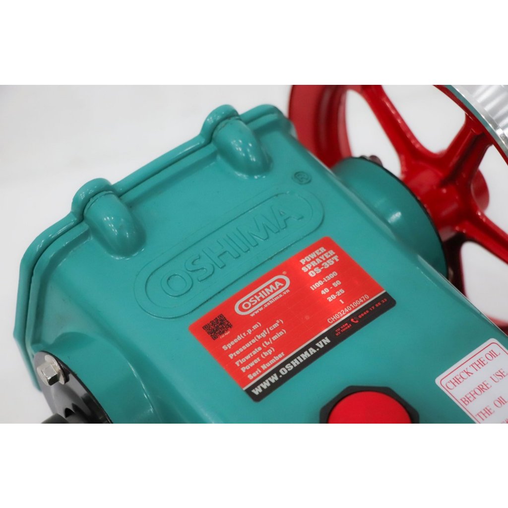 Đầu Phun Áp Lực Oshima OS-35T 1.0HP Lưu Lượng 25L/Phút Bảo Hành 12 Tháng